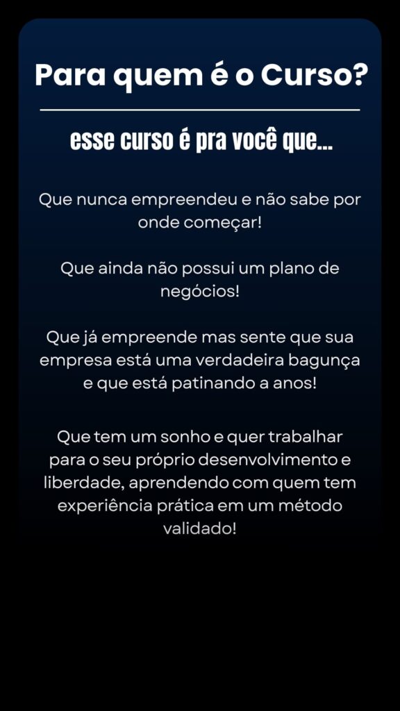 Ser Empreendedor do Zero