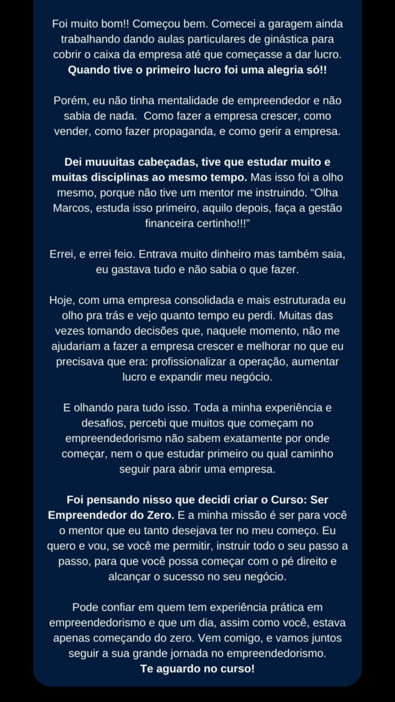 Ser Empreendedor do Zero